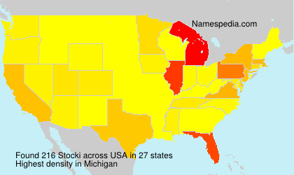 Surname Stocki in USA Surname Stocki in USA