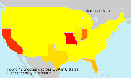 Surname Stocksick in USA