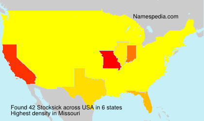 Surname Stocksick in USA Surname Stocksick in USA