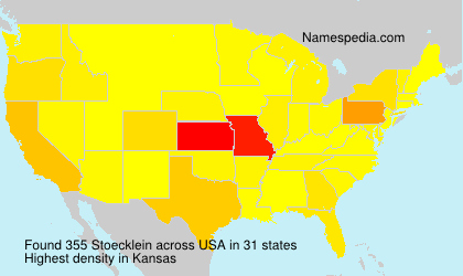 Surname Stoecklein in USA Surname Stoecklein in USA