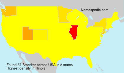 Surname Stoedter in USA Surname Stoedter in USA