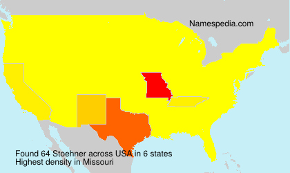 Surname Stoehner in USA Surname Stoehner in USA