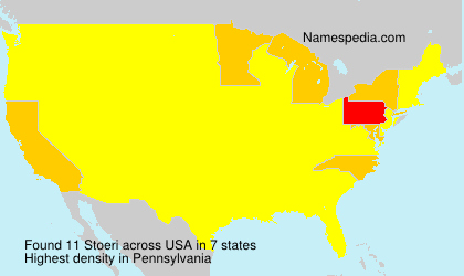 Surname Stoeri in USA Surname Stoeri in USA