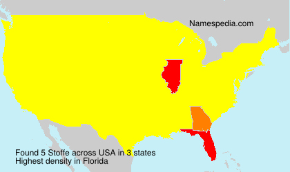 Surname Stoffe in USA Surname Stoffe in USA