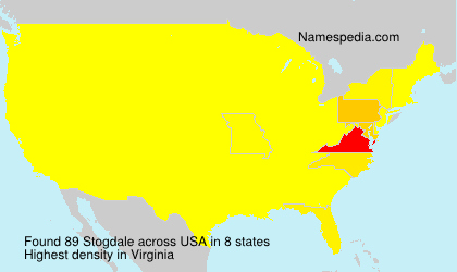 Surname Stogdale in USA Surname Stogdale in USA