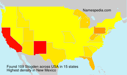 Surname Stogden in USA Surname Stogden in USA