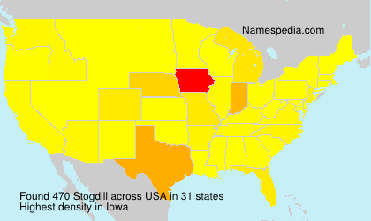 Surname Stogdill in USA Surname Stogdill in USA