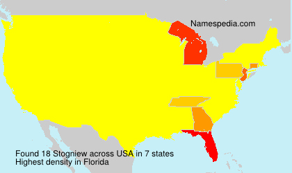 Surname Stogniew in USA Surname Stogniew in USA