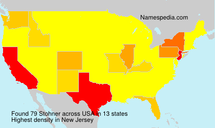 Surname Stohner in USA Surname Stohner in USA