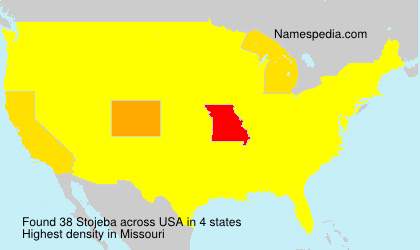 Surname Stojeba in USA Surname Stojeba in USA