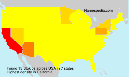 Surname Stoklos in USA Surname Stoklos in USA
