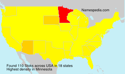 Surname Stoks in USA Surname Stoks in USA