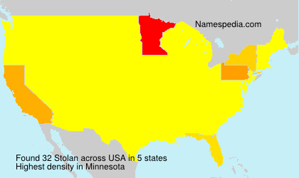 Surname Stolan in USA Surname Stolan in USA