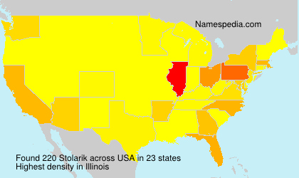Surname Stolarik in USA Surname Stolarik in USA