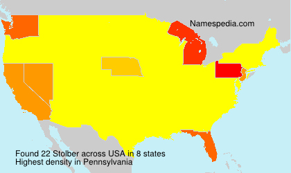 Surname Stolber in USA Surname Stolber in USA