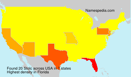 Surname Stolc in USA Surname Stolc in USA