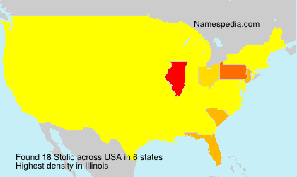 Surname Stolic in USA