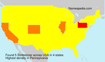 Surname Stollsteiner in USA Surname Stollsteiner in USA