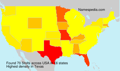 Surname Stolts in USA Surname Stolts in USA