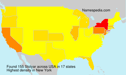 Surname Stolyar in USA Surname Stolyar in USA
