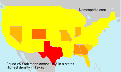 Surname Stolzmann in USA Surname Stolzmann in USA