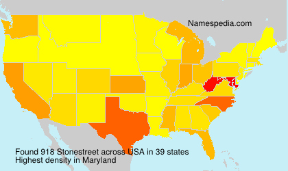 Surname Stonestreet in USA Surname Stonestreet in USA
