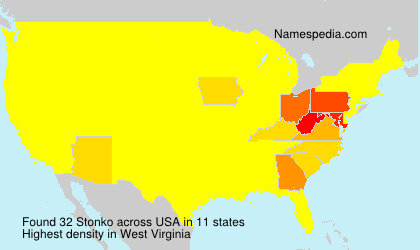 Surname Stonko in USA Surname Stonko in USA