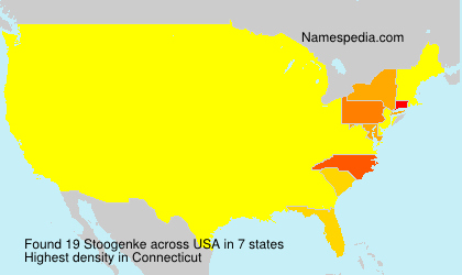 Surname Stoogenke in USA Surname Stoogenke in USA