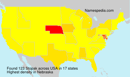 Surname Stopak in USA Surname Stopak in USA