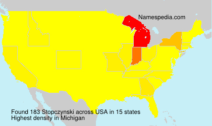 Surname Stopczynski in USA Surname Stopczynski in USA
