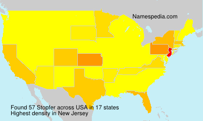 Surname Stopfer in USA Surname Stopfer in USA