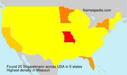 Surname Stoppelmann in USA Surname Stoppelmann in USA