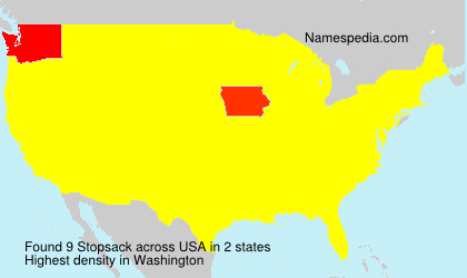 Surname Stopsack in USA Surname Stopsack in USA