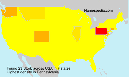 Surname Storb in USA Surname Storb in USA