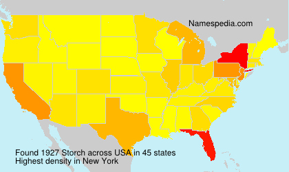 Surname Storch in USA Surname Storch in USA