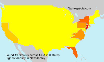 Surname Storcks in USA Surname Storcks in USA