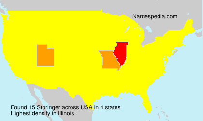 Surname Storinger in USA Surname Storinger in USA