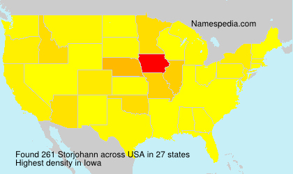Surname Storjohann in USA Surname Storjohann in USA