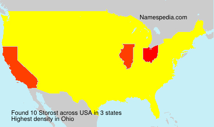 Surname Storost in USA Surname Storost in USA