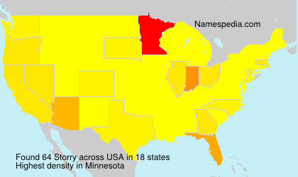 Surname Storry in USA Surname Storry in USA