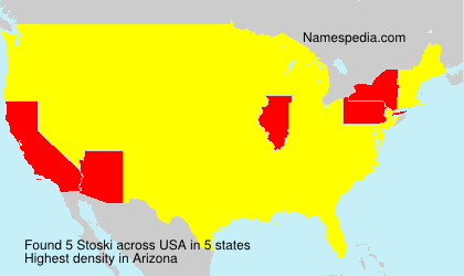 Surname Stoski in USA Surname Stoski in USA