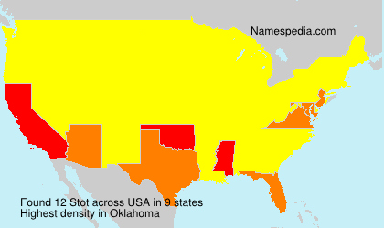 Surname Stot in USA Surname Stot in USA