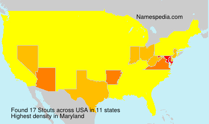 Surname Stouts in USA Surname Stouts in USA