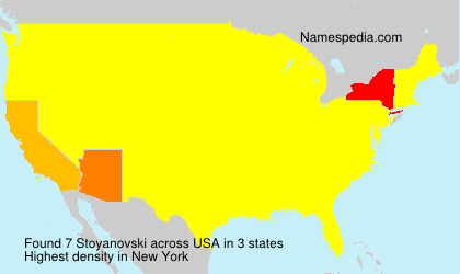 Surname Stoyanovski in USA Surname Stoyanovski in USA