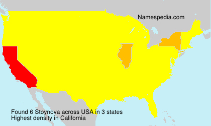 Surname Stoynova in USA Surname Stoynova in USA