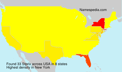 Surname Stprix in USA Surname Stprix in USA