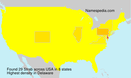 Surname Strab in USA