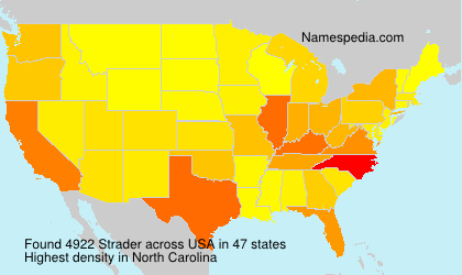 Surname Strader in USA Surname Strader in USA