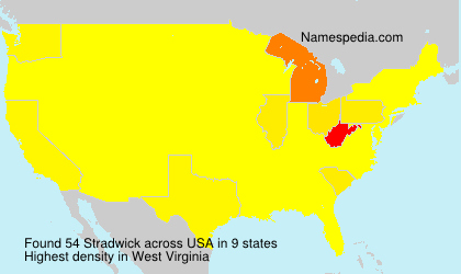 Surname Stradwick in USA Surname Stradwick in USA