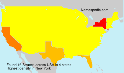 Surname Straeck in USA Surname Straeck in USA